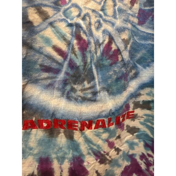 Def Leppard 90s Band T-Shirt Band Giant Tag Tie Dye Single Stitch Men's Large - Picture 3 of 10